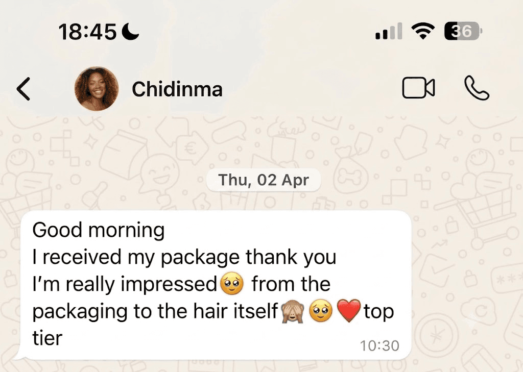 Customer review 1